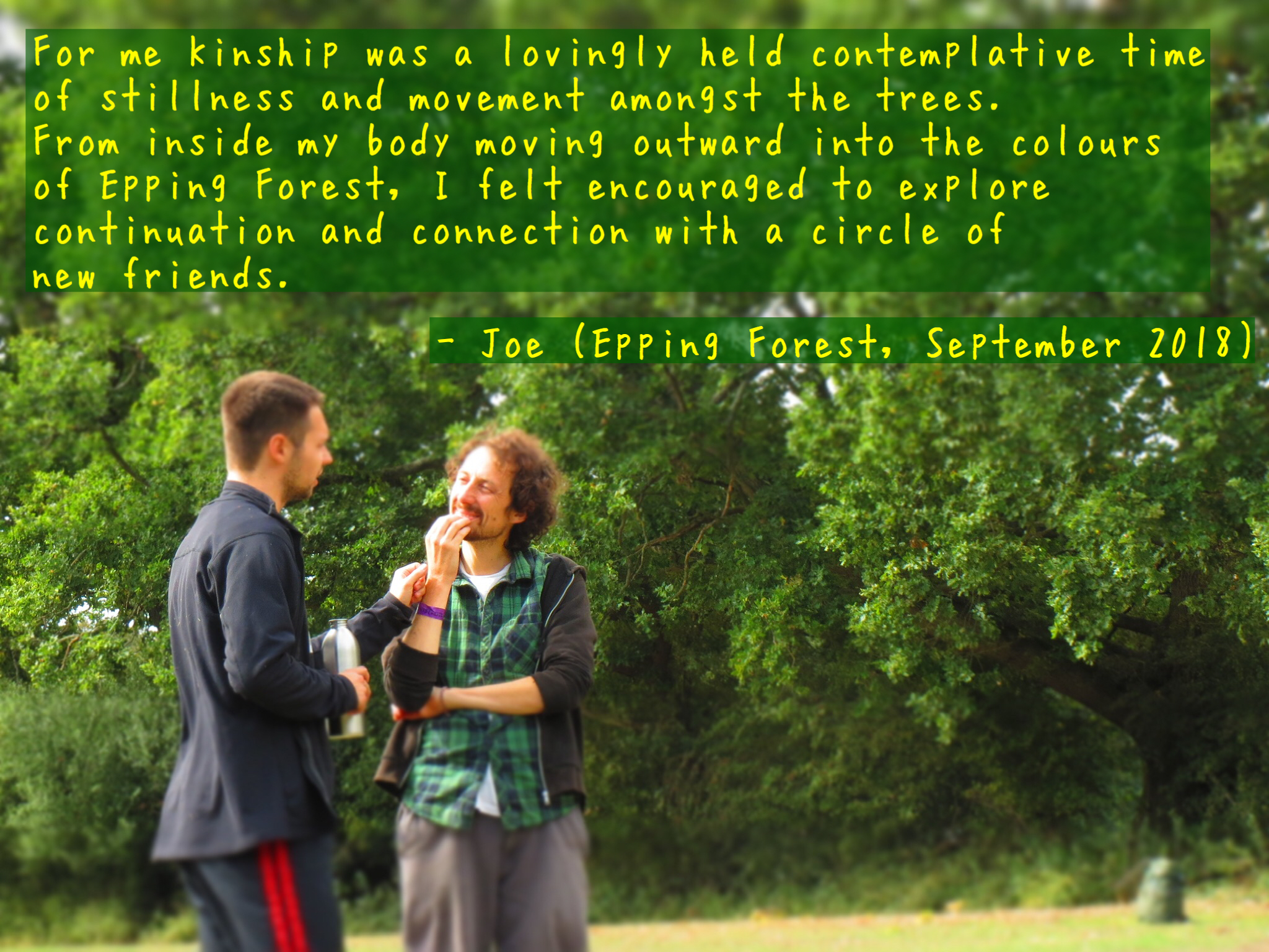 Participant Joe's thoughts on Kinship Workshop